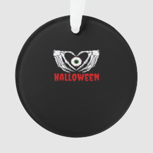 Halloween des yeux - Squelette Mains Coeur