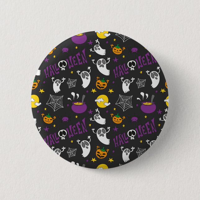 Halloween Design 1 - Alle Optionen Button (Vorderseite)