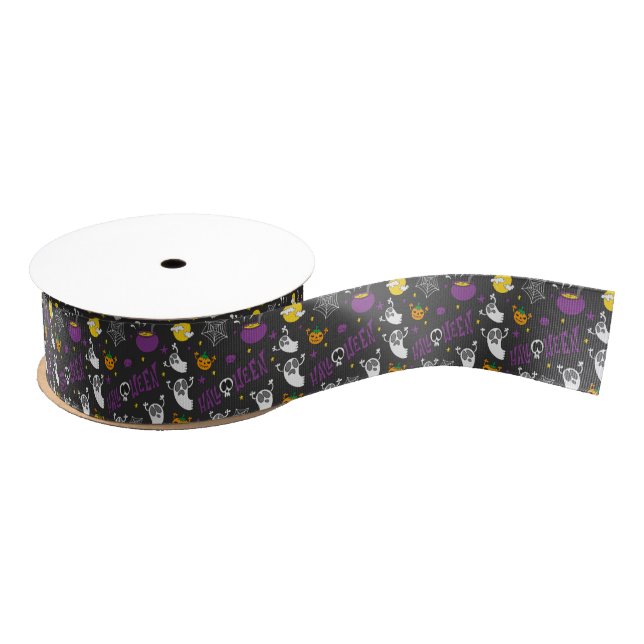 Halloween Design 1 Ripsband (Spule)