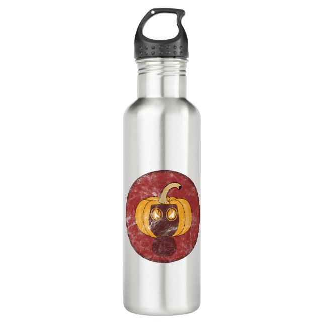 Halloween-Design Edelstahlflasche (Vorderseite)