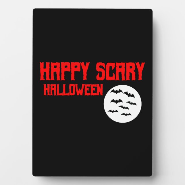 Halloween Design Fotoplatte (Vorderseite)