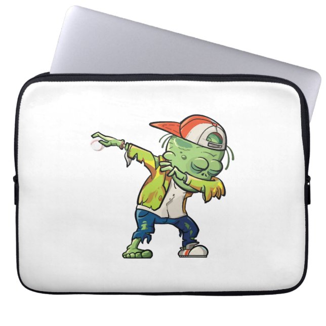 Halloween-Design für Baseball-Fans Laptopschutzhülle (Vorderseite)