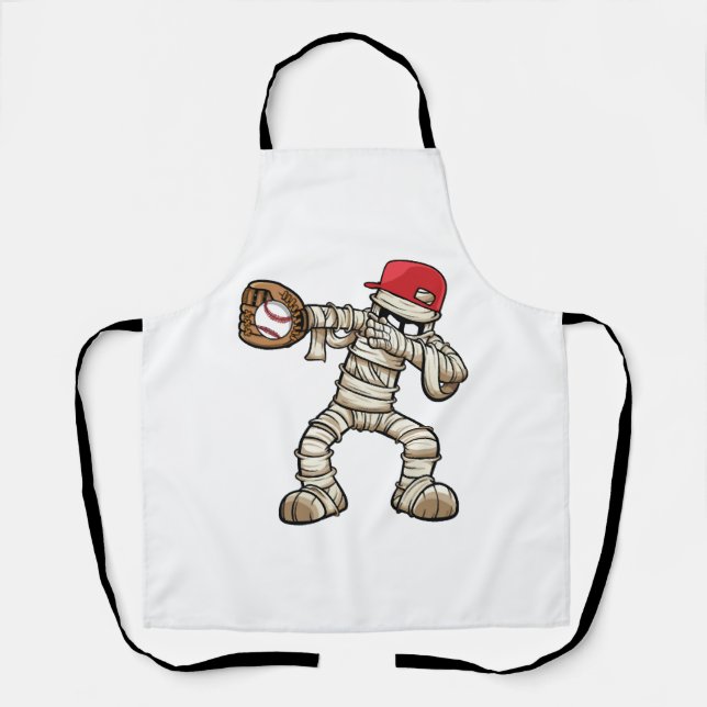 Halloween Design für Baseballliebhaber Schürze (Vorderseite)