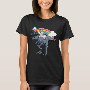 Halloween-Design für Kinder Einhorn reitet auf Din T-Shirt