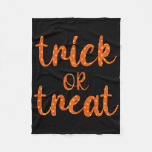 Halloween-Design für niedliche Trick- oder Punkte Fleecedecke