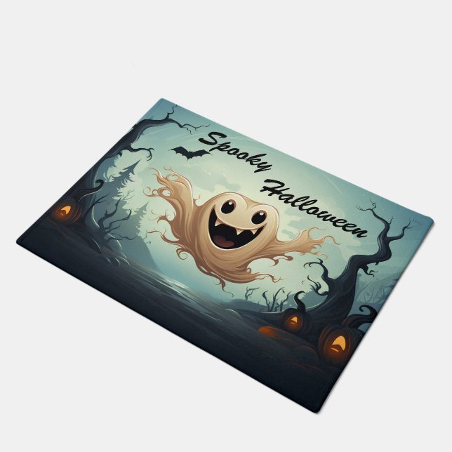 Halloween Design Fußmatte (Schrägansicht)