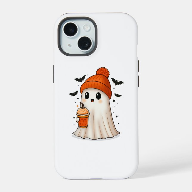 Halloween-Design iPhone 15 Hülle (Rückseite)