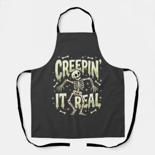 Halloween-Design mit tanzendem Skelett 'Creepin It Schürze