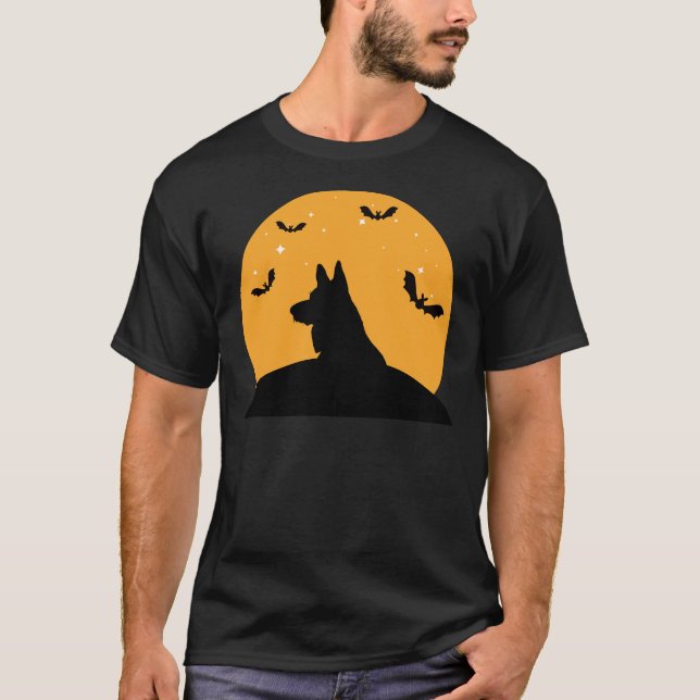 Halloween Design T-Shirt (Vorderseite)