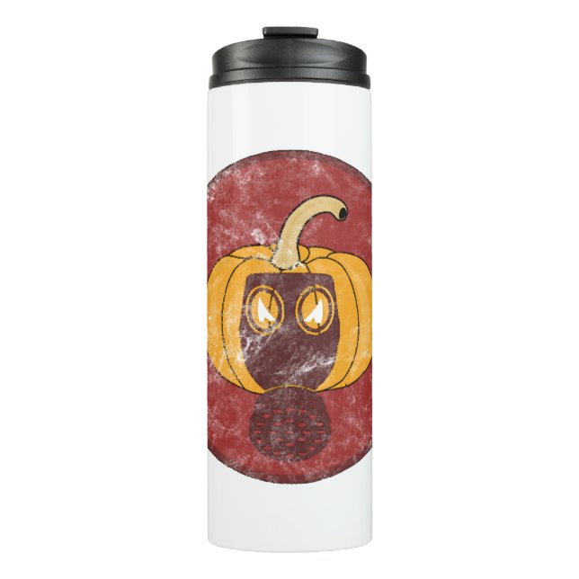 Halloween-Design Thermosbecher (Vorderseite)