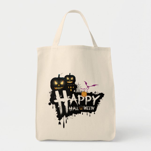 Halloween Design Tote Bag Tragetasche (Vorne)