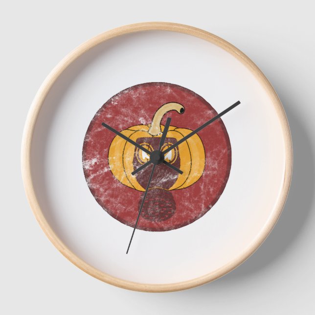 Halloween-Design Uhr (Vorderseite)