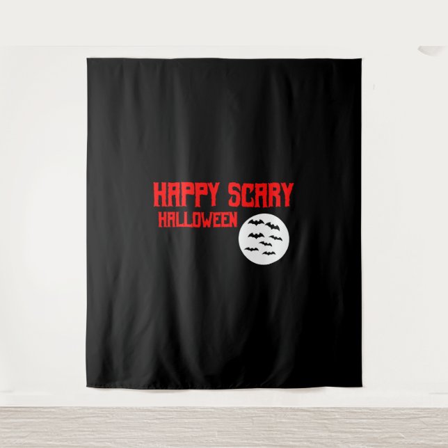 Halloween Design Wandteppich (Vorderseite)