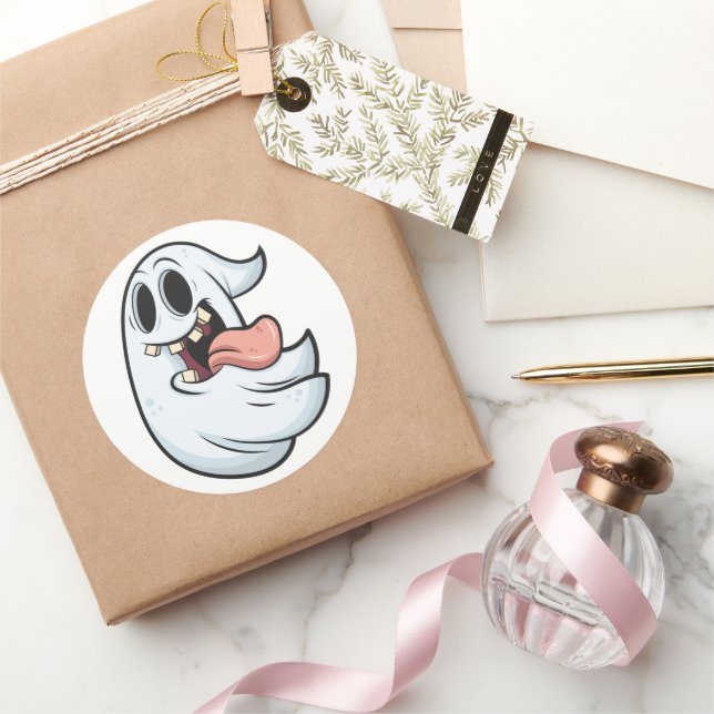 Halloween-Designs Runder Aufkleber (Schenken)