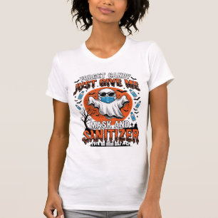 Halloween Desinfektionsmittel Lustige Geister Mask T-Shirt