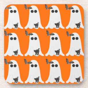 Halloween Dessous de verre en plastique dur