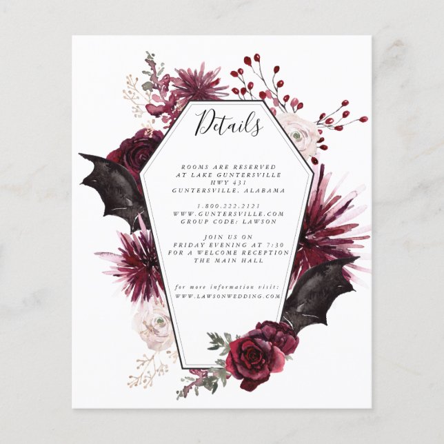 Halloween Details Card | Haushalt Flyer (Vorne)