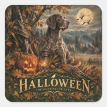 Halloween Deutsch Drahthaar Jagdhund