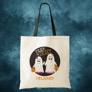 Halloween Deux Filles Fantômes Besties Sac Bonbon