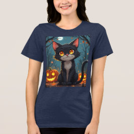 Halloween Devil Cat: Mischous & Spooky T - Shirt