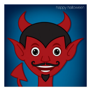 Halloween Devil Poster