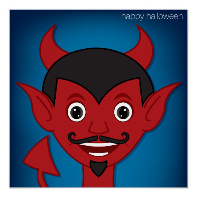 Halloween Devil Poster (Vorderseite)