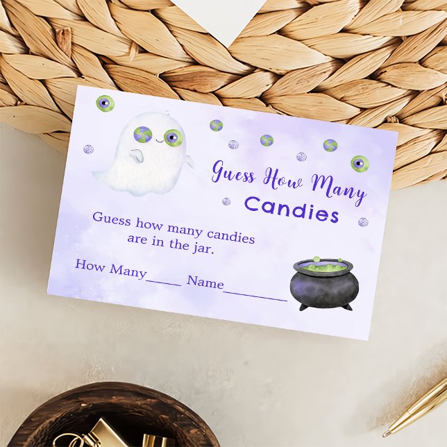 Halloween Devinez Combien De Carte De Boîtier De J (Créateur téléchargé)