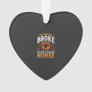 Halloween-Dialyse-Krankenschwester Besen Brach Des Ornament