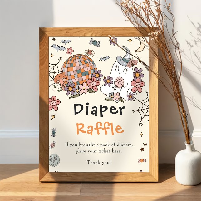 Halloween Diaper Raffle Baby Duschgel Spielzeichen Poster (Von Creator hochgeladen)