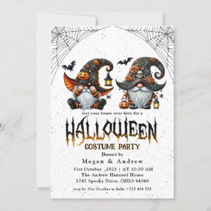 Halloween Die sieben Zwerge Einladung