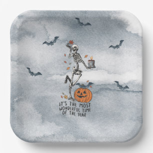 Halloween - Die wunderbarste Zeit des Jahres Pappteller