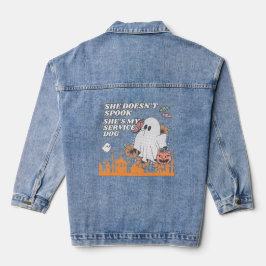 Halloween-Diensthund Jeansjacke