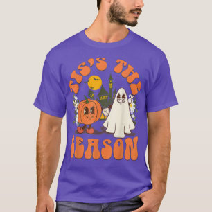 Halloween Dies ist die Jahreszeit Spooky Ghost Pum T-Shirt