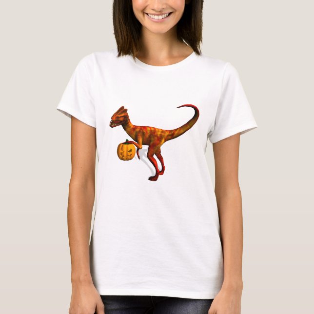Halloween Dilophosaurus T-Shirt (Vorderseite)