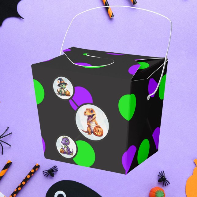 Halloween Dinosaur Dino-Mash-Party Geschenkschachtel (Halloween Dinosaur Favor Box)