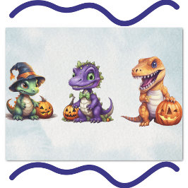 Halloween Dinosaur Dino-Mash-Party Seidenpapier