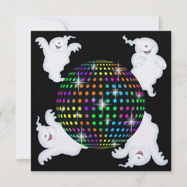 Halloween-DISCO-Party - SRF Einladung (Vorderseite)