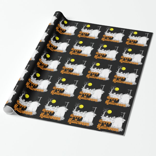 Halloween DIY Geschenkpapier (Ungerollt)