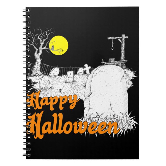 Halloween DIY Notizblock (Vorderseite)