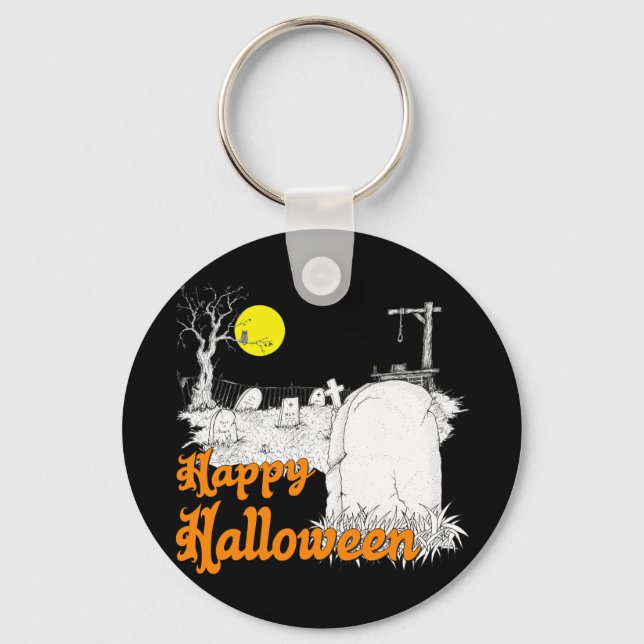 Halloween DIY Schlüsselanhänger (Vorderseite)