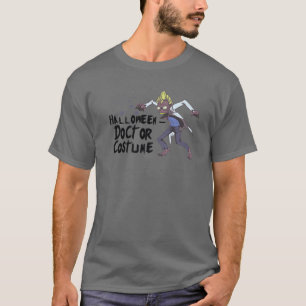 Halloween Doctor Costume Funny Halloween Ghost Cos T-Shirt