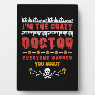Halloween Doctor Fotoplatte