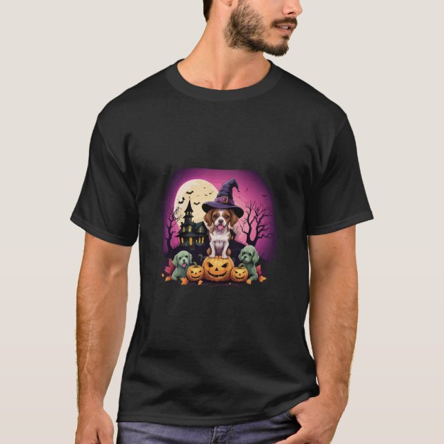 Halloween Dog Fall Lovers T-Shirt (Vorderseite)