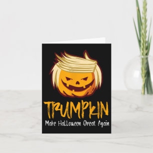 Halloween Donald Trump Kostümgeschenk-Idee Karte