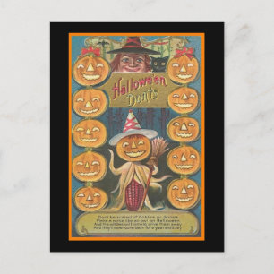 Halloween Donts Postkarte