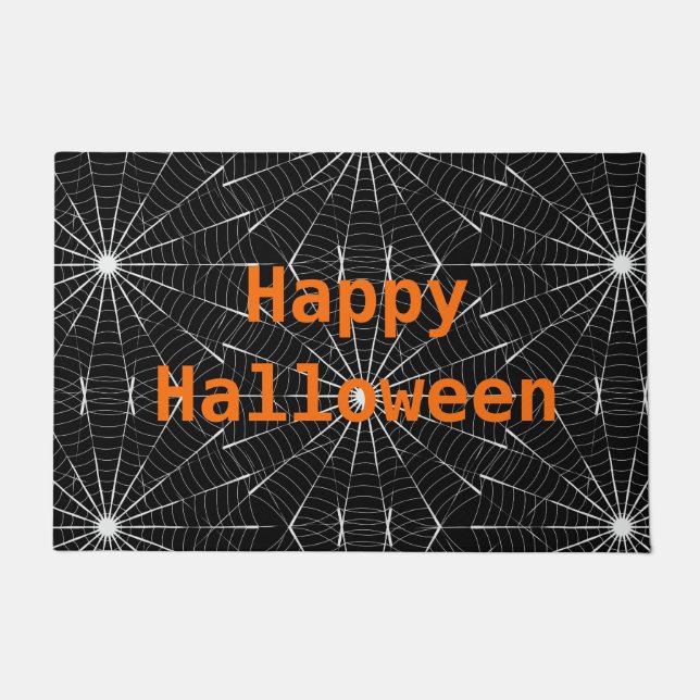Halloween Doormat-Spider Webs Fußmatte (Vorderseite)