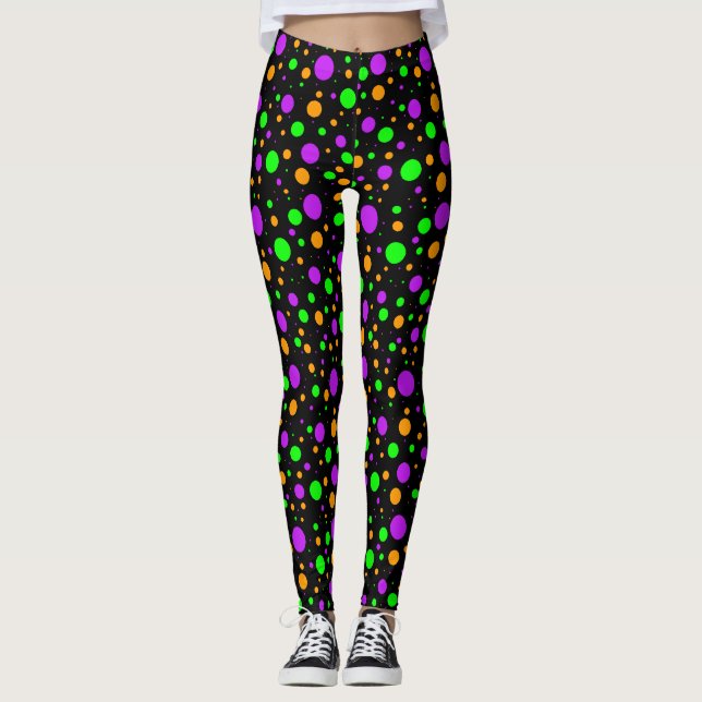 Halloween Dots Leggings (Vorderseite)