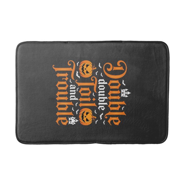 Halloween Double Double Toil and Trouble_1 Badematte (Vorderseite)