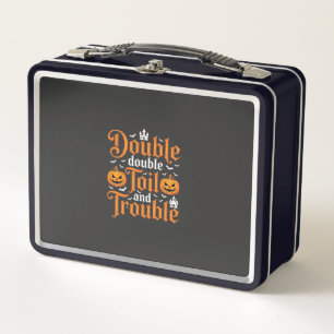 Halloween Double Double Toil and Trouble_1 Metall Brotdose