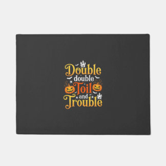 Halloween Double Double Toil and Trouble Hexe Fußmatte